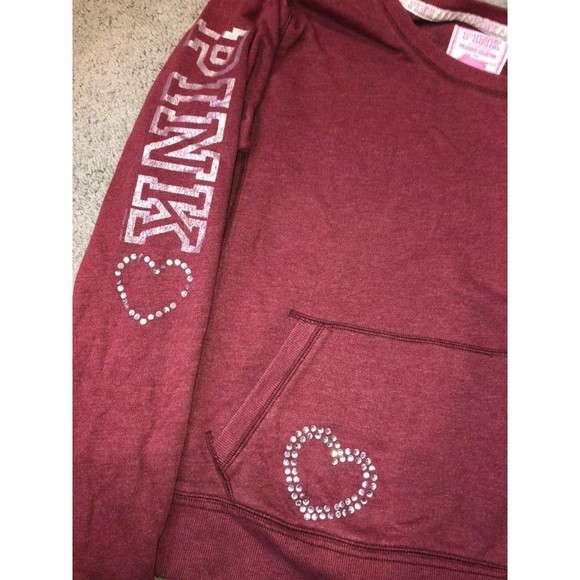 VS Pink Texas A&M Aggies Bling Sweatshirt - Picture 4 of 8